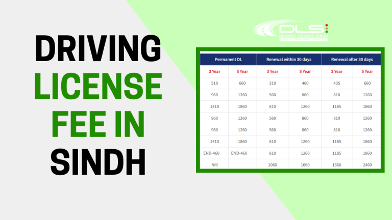 Driving License Fee in Sindh [Latest Updates]